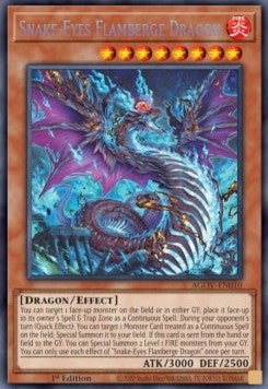 Snake-Eyes Flamberge Dragon (V.1 - Secret Rare)