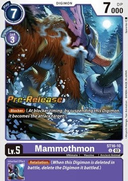 Mammothmon (ST16-10) (V.2) - Starter Deck: Wolf of Friendship (Uncommon) [ST-16-010]