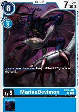 MarineDevimon (BT14-027) - Blast Ace (Common) [BT-14-027]
