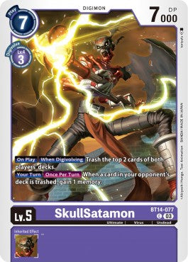 SkullSatamon (BT14-077) - Blast Ace (Common) [BT-14-077]