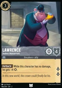 Lawrence - Jealous Manservant - Rise of the Floodborn (Uncommon) [2ROF-186]
