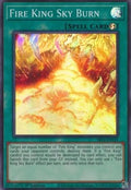 Fire King Sky Burn - Structure Deck: Fire Kings (Super Rare) [SR14-025]