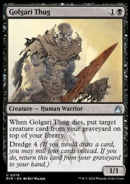 Golgari Thug - Ravnica Remastered (Uncommon) [RVR-76]