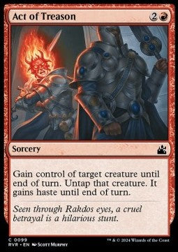 Act of Treason - Ravnica Remastered (Common) [RVR-99]