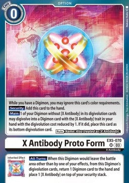 X Antibody Proto Form (EX5-070) (V.1) - Animal Colosseum (Super Rare) [EX-05-070]
