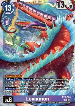 Leviamon (EX5-063) (V.1) - Animal Colosseum (Super Rare) [EX-05-063]