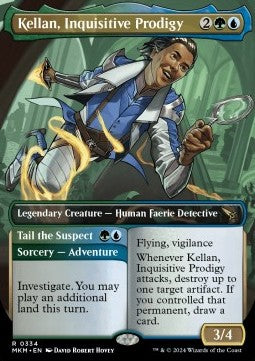 Kellan, Inquisitive Prodigy // Tail the Suspect - Murders at Karlov Manor: Extras (Rare) [XMKM-334]