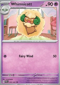 Whimsicott - Paldean Fates (Uncommon) [PAF-035]