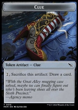 Clue Token (V.2) - Murders at Karlov Manor: Tokens (Token) [TMKM-T15]