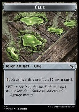 Clue Token (V.4) - Murders at Karlov Manor: Tokens (Token) [TMKM-T17]