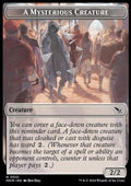 A Mysterious Creature Token (Colorless 2/2) - Murders at Karlov Manor: Tokens (Token) [TMKM-T21]