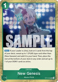 New Genesis (ST11-004) - Starter Deck: Uta (Super Rare) [ST-11-004]