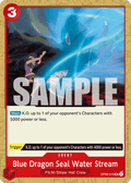 Blue Dragon Seal Water Stream (OP06-019) - Wings of the Captain (Uncommon) [OP06-019]
