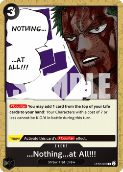 ...Nothing...at All!!! (OP06-096) - Wings of the Captain (Common) [OP06-096]