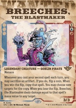 Breeches, the Blastmaker - Outlaws of Thunder Junction: Extras (Rare) [XOTJ-292]