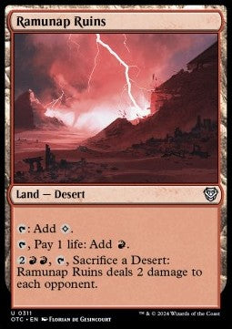 Ramunap Ruins - Commander: Outlaws of Thunder Junction (Uncommon) [OTC-311]