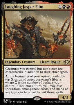 Laughing Jasper Flint (V.1) - Outlaws of Thunder Junction: Promos (Rare) [POTJ-215]
