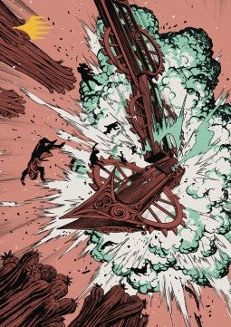 Art Series: Decimate (V.2) - Outlaws of Thunder Junction: Extras (Tip Card) [XOTJ-A44]