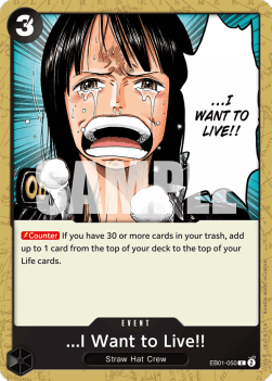...I Want to Live!! (EB01-050) - Memorial Collection (Common) [EB01-050]