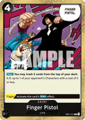 Finger Pistol (EB01-051) - Memorial Collection (Rare) [EB01-051]
