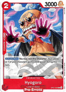 Hyogoro (OP01-020) - Romance Dawn (Pre-Errata) (Common) [OP01E-020]