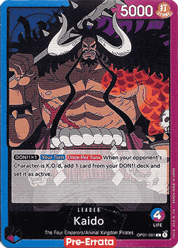 Kaido (OP01-061) (V.1) - Romance Dawn (Pre-Errata) (Leader) [OP01E-061]