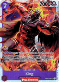 King (OP01-096) (V.1) - Romance Dawn (Pre-Errata) (Super Rare) [OP01E-096]