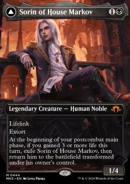 Sorin of House Markov // Sorin, Ravenous Neonate (V.1) - Modern Horizons 3: Extras (Mythic) [XMH3-444]