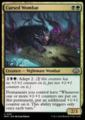 Cursed Wombat - Modern Horizons 3 (Uncommon) [MH3-181]