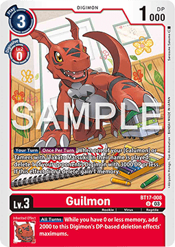 Guilmon (BT17-008) - Secret Crisis (Uncommon) [BT-17-008]