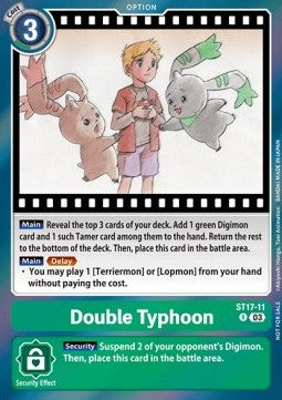 Double Typhoon (ST17-11) - Promos: Secret Crisis (Alternative Art) [BT-17P-ST17-11]