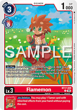 Flamemon (BT17-009) - Secret Crisis (Common) [BT-17-009]