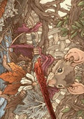 Art Series: Mabel, Heir to Cragflame (V.1) - Bloomburrow: Extras (Tip Card) [XBLB-A45]