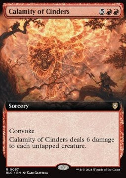Calamity of Cinders - Commander: Bloomburrow: Extras (Rare) [XBLC-57]