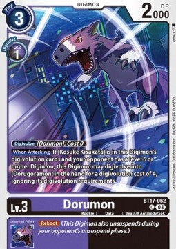 Dorumon (BT17-062) - Secret Crisis (Common) [BT-17-062]