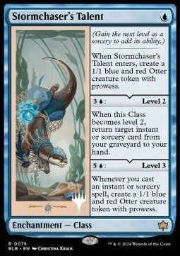 Stormchaser's Talent (V.2) - Bloomburrow: Promos (Rare) [PBLB-75]