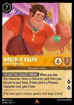 Wreck‐It Ralph - Admiral Underpants