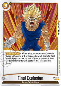 Final Explosion (FB03-102) - Raging Roar [Fusion World] (Rare) [FB03-102]
