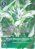 Green Memory Boost! (P-038) - Starter Deck: Guardian Vortex (Super Rare) [ST-18-P-038]