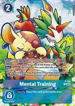 Mental Training (P-104) - Starter Deck: Guardian Vortex (Alternative Art) [ST-18-P-104]