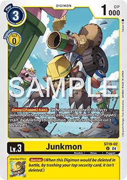 Junkmon (ST19-02) - Starter Deck: Fable Waltz (Uncommon) [ST-19-002]