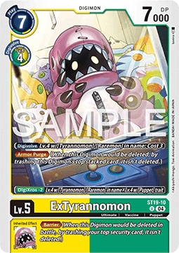 ExTyrannomon (ST19-10) - Starter Deck: Fable Waltz (Uncommon) [ST-19-010]
