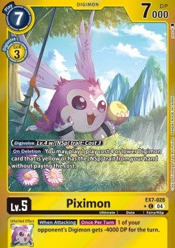 Piximon (EX7-028) (V.2) - Digimon Liberator (Alternative Art) [EX-07-028]