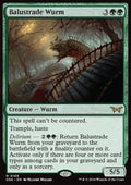 Balustrade Wurm - Duskmourn: House of Horror (Rare) [DSK-168]