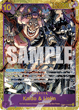 Kaido & Linlin (OP08-119) (V.1) - Two Legends (Secret Rare) [OP08-119]