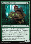 Cautious Survivor - Duskmourn: House of Horror (Common) [DSK-172]