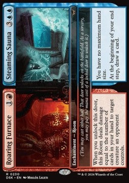 Roaring Furnace // Steaming Sauna - Duskmourn: House of Horror (Rare) [DSK-230]