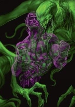 Art Series: Tyvar, the Pummeler (V.1) - Duskmourn: House of Horror: Extras (Tip Card) [XDSK-A41]