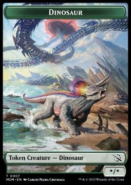 Dinosaur Token (G */*) // Treasure Token (V.1)