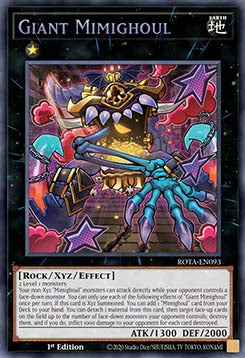 Giant Mimighoul (V.1 - Secret Rare) - Rage of the Abyss (Secret Rare) [ROTA-093]